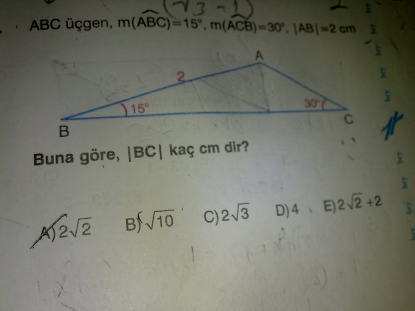 Matematik Ve Geometri Sorularim Yardim Ss Li