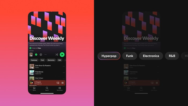 Spotify, Haftalık Keşif çalma listesine tür seçimini getiriyor