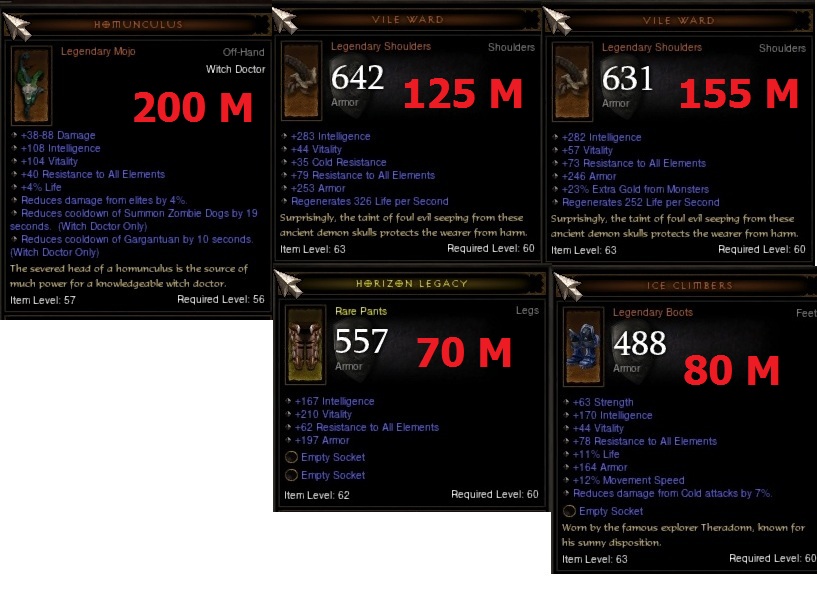  Diablo 3 Item Alış/Satış Konusu