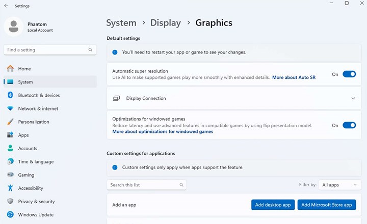 Windows 11'e yerleşik ''Süper Çözünürlük'' özelliği geliyor