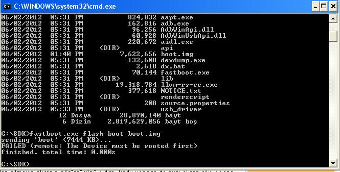  XPERİA 2011 SERİSİ - ROOT-BOOTLOADER-ROM-YAZILIM ve DİĞER İŞLEMLER