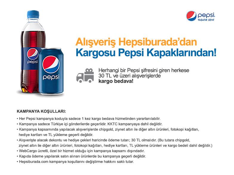  Hepsiburada & Pepsi Kargo Kampanyası