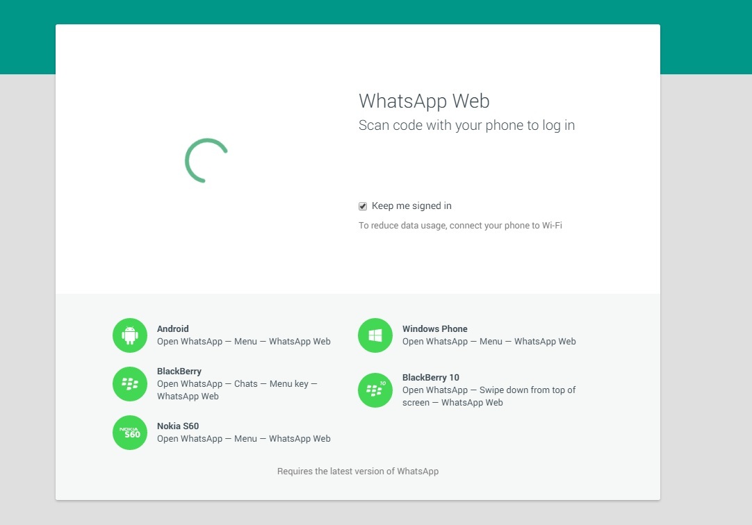  Whatsapp Web - QR kodu sorunu