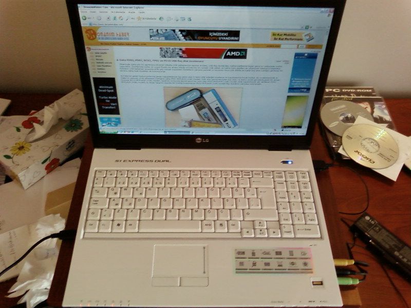  SATILIK LG S1 Notebook resimli.. (SATILDI)