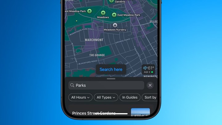 iOS 18 ile Apple Haritalar'a 'Burada Ara' özelliği geliyor