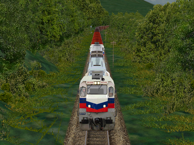 TCDD tren similatörü