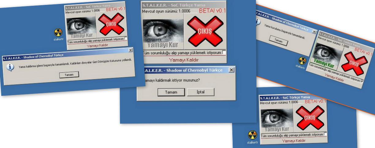  STALKER SERİSİ türkçe yama yapılıyor
