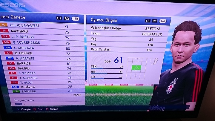  PES 2015 MYCLUB MODE [ANA KONU]