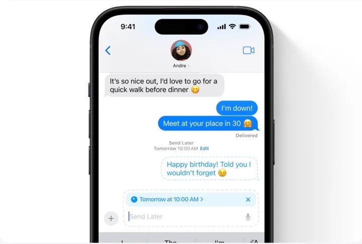 iOS18 ile mesajlarınızı dilediğiniz zaman gönderebileceksiniz