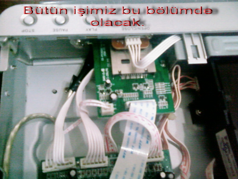  SABA CO-38P2C DVD/DivX PLAYER ın mini USB sini Normal USB ye dönüştürme (LEHİMSİZ) - RESİMLİ ANLATIM