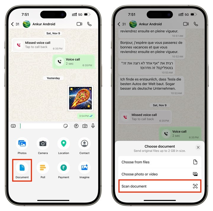 WhatsApp’tan büyük kolaylık: Belge tarama özelliği iPhone’a geldi