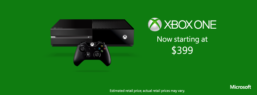  Xbox One'nın Kinect'siz modeli $399'dan satışa sunulacak