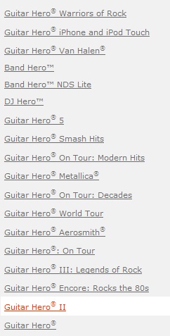  Guitar Hero® Oyunları !!