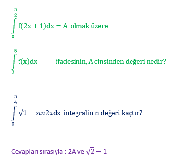  integral sorularım