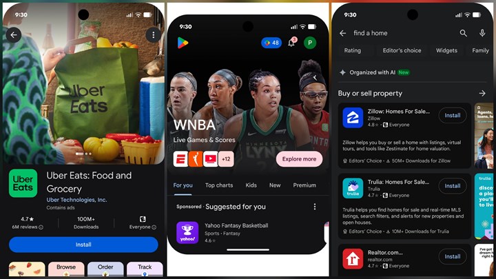 Google Play Store yapay zekâ asistanına kavuşuyor, oynanış videosu aramaya son