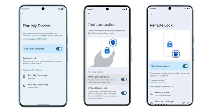 Google, Android cihazlar için yeni hırsızlık koruması özelliklerini sundu