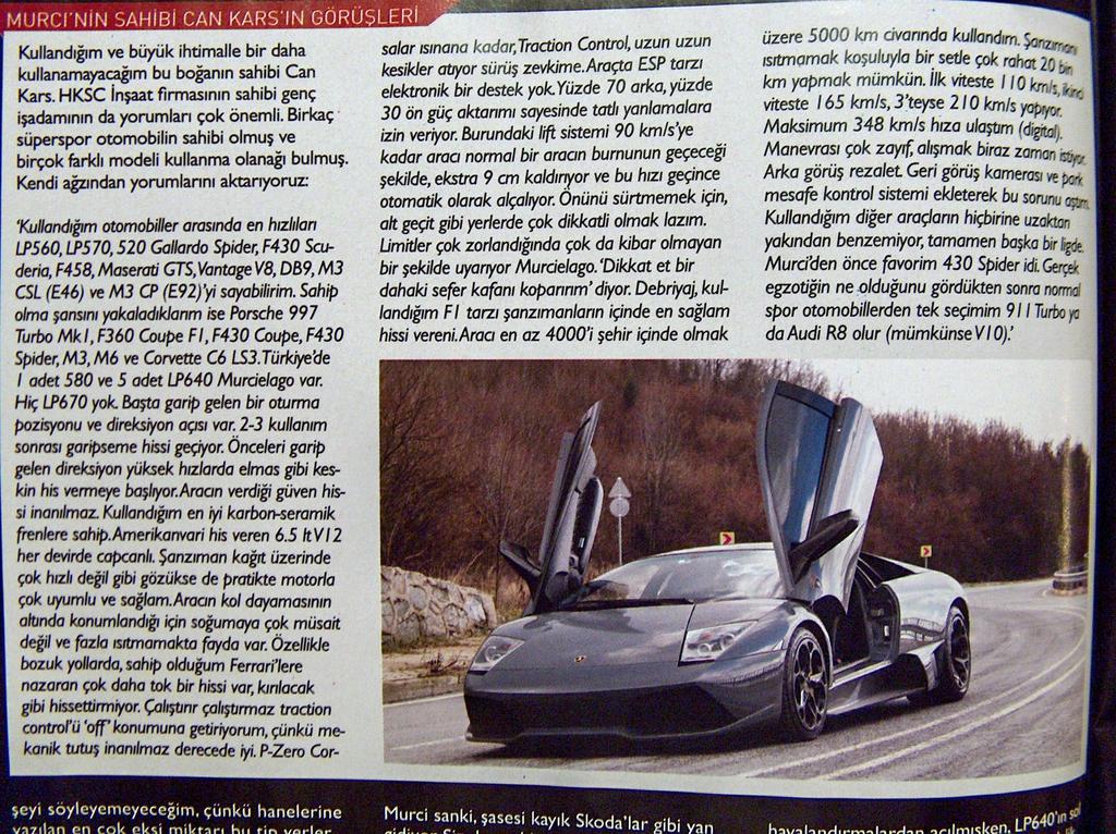 LAMBORGHİNİ MURCİELAGO LP640 Sahibinin Araç Hakkında Yorumları