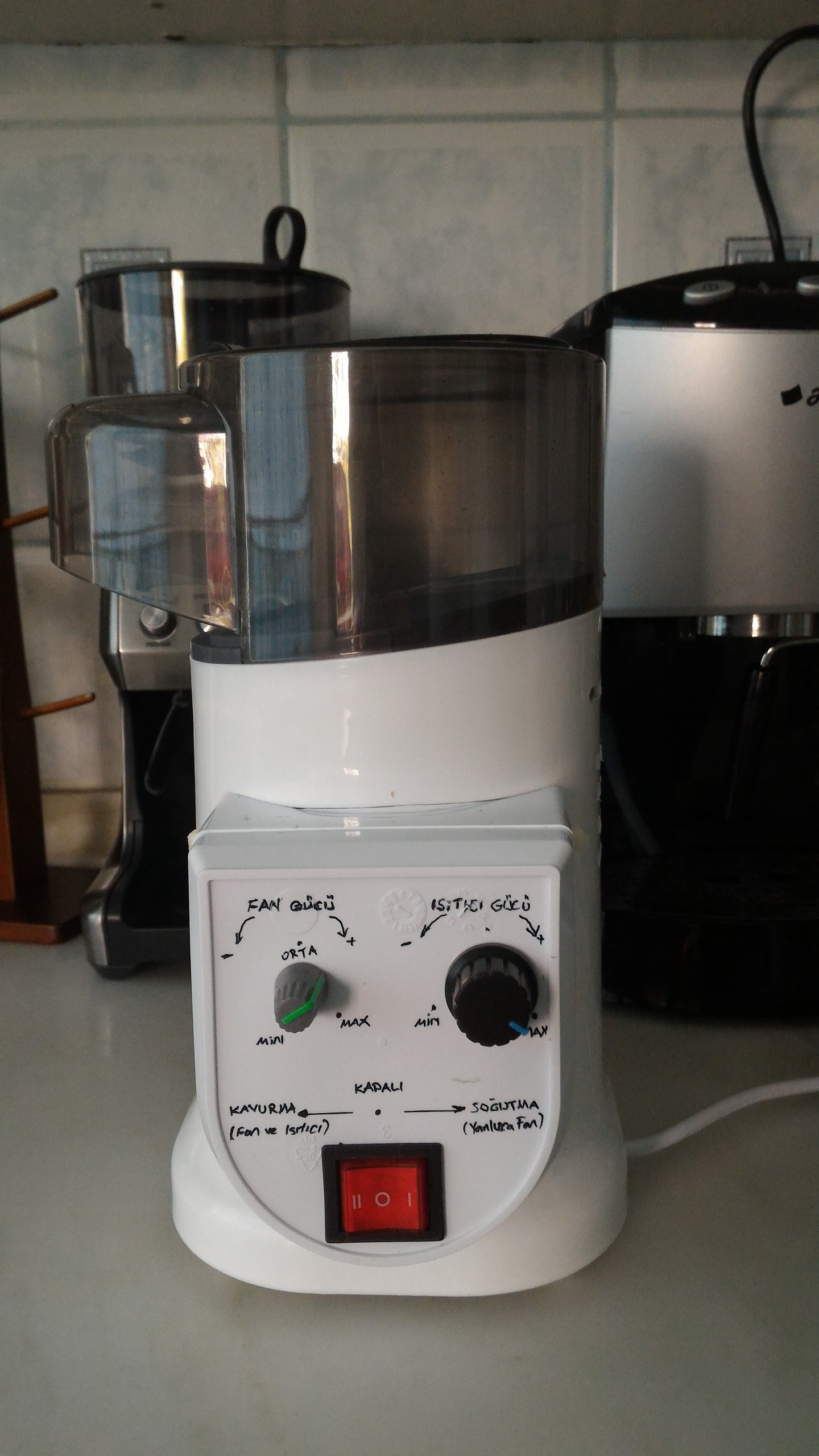  Ev yapımı kahve kavurma makinesi