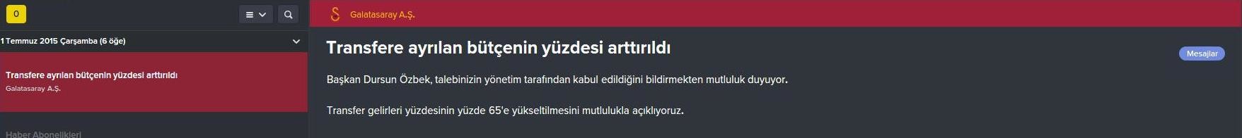  FM 2016 Galatasaray Kariyeri  -Yine yeniden- (3. sezon basladi)
