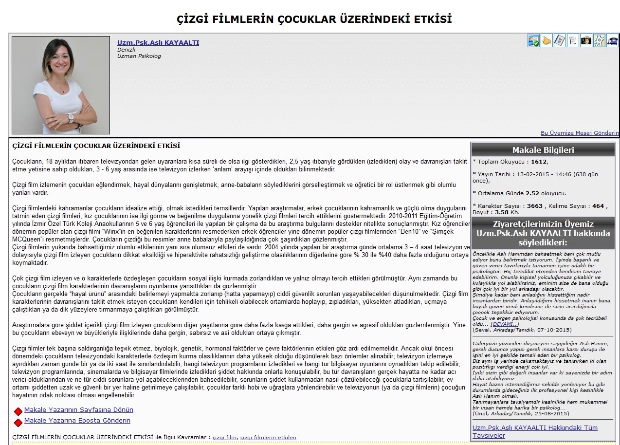 GENEL KONU: DİZİ VE FİLMLERİN İNSAN PSİKOLOJİSİ ÜZERİNDEKİ ETKİSİ