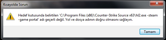  Counter Strike Source V63 hl2 Hatası.