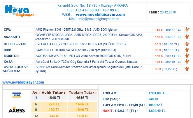  LİMİT 3.000 TL OLDU..KASA-MÖNİTÖR TAVSİYELERİNİZ