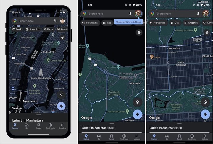 Google Haritalar'ın iOS uygulamasına karanlık mod seçeneği geliyor