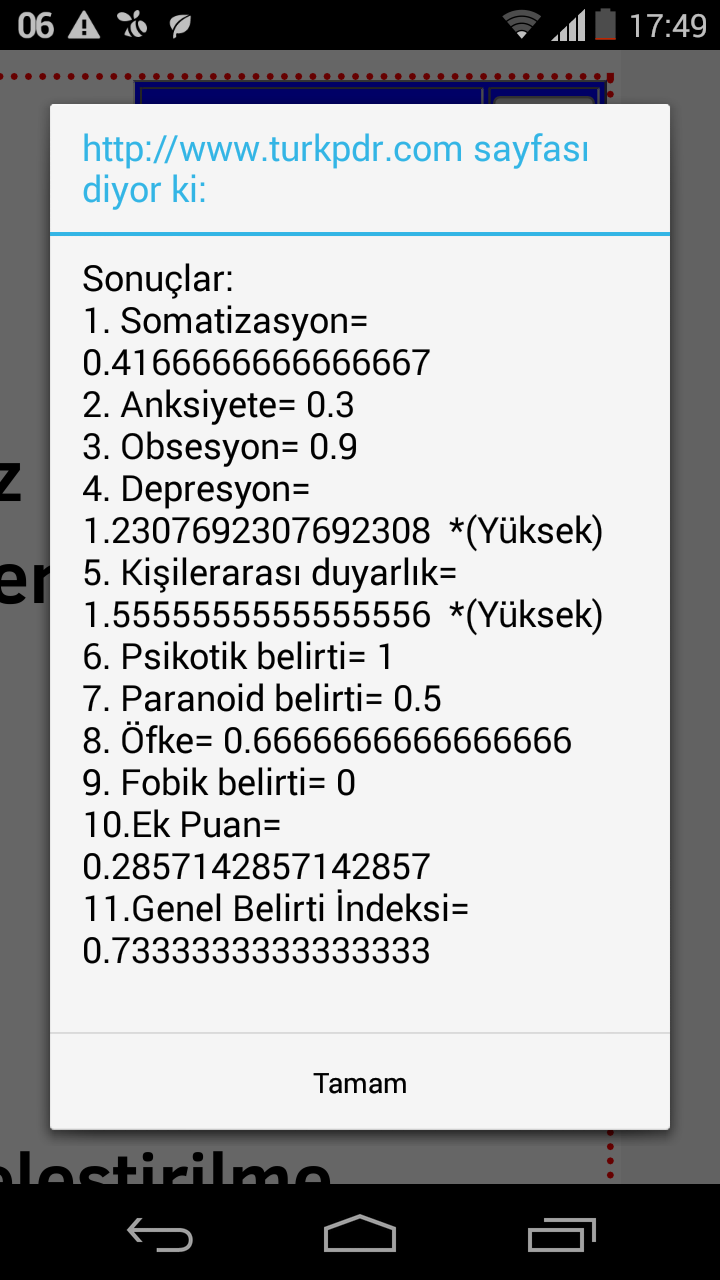  Psikoloji Testi