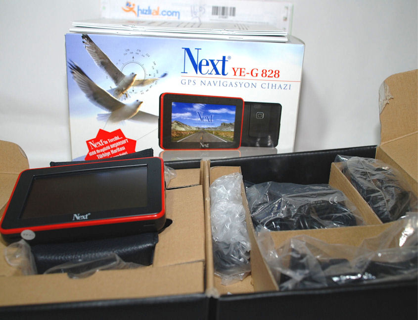 2.İNDİRİM!-NEXT YE-G 828 GPS NAVIGASYON CİHAZI 4.3” LCD, FotoNav+2013 yılına kadar harita güncelleme