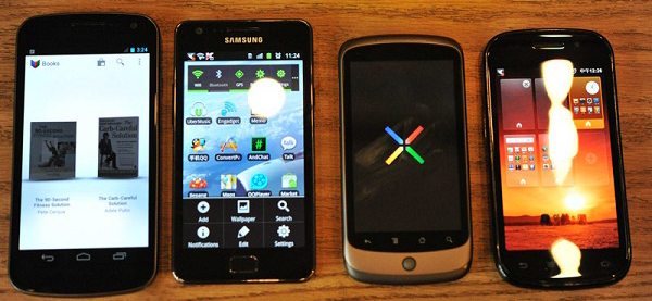 Android 4.0 ICS işletim sistemli Galaxy Nexus, karşınızda