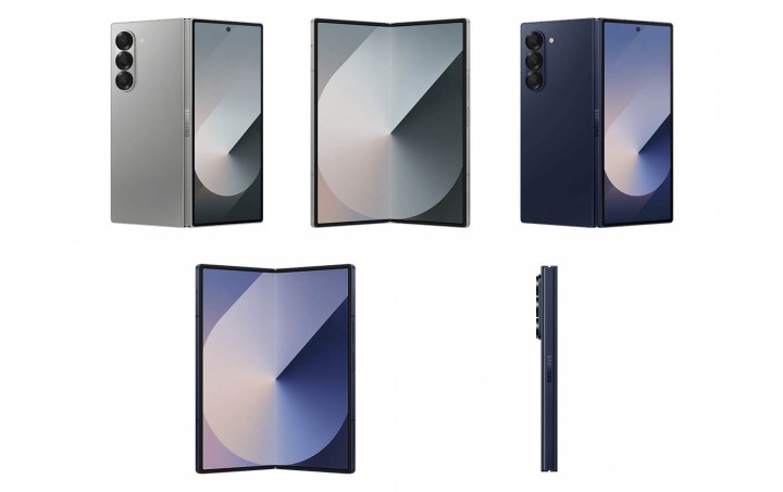 Galaxy Z Fold 6 ve Flip 6'nın resmi görüntüleri ortaya çıktı