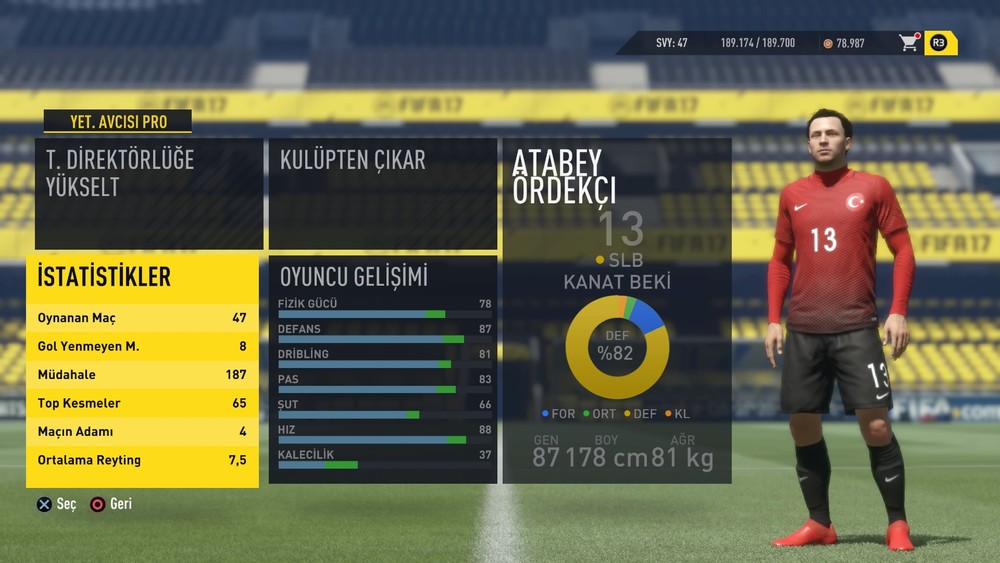 ŞanlıTürklerFC Pro Klüp Fifa 17 (Defans oyuncusu alınacaktır. )