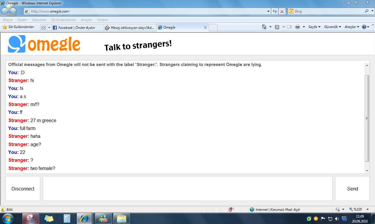  Omegle Apaçi Avı [SS] Sürekli Güncel