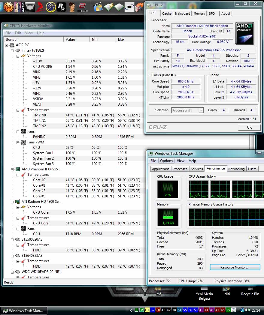  amd 955 ( 53)  / msı 790FX-GD70 ( 55 ) cpu ısınma sorunu ÇÖZÜLDÜ