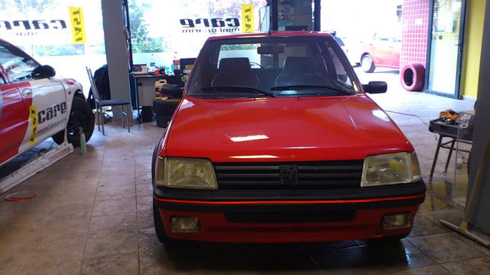  1991 Peugeot 205 GTI Araç Yenileme - Fast Care oto mini onarım