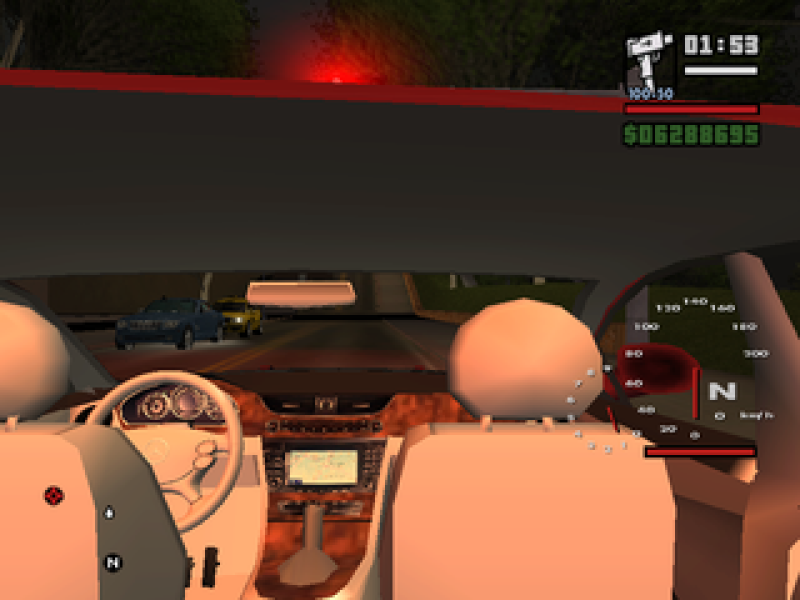  GTA San Andreas - Arabayı İçten Sürün