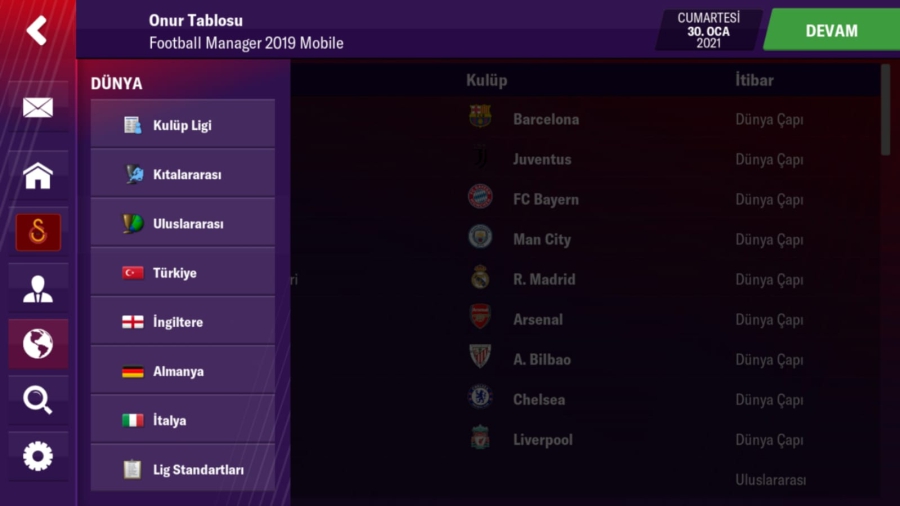 Football Manager 2019 Mobile - Hiç yoktan iyidir diyenler için bire bir