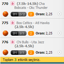  Hafta Sonu Basket Maçları