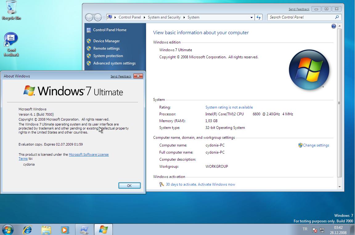  Windows 7 - İlk İzlenimler