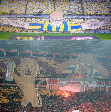  Galatasaray Fenerbahçe Koreografi 16.12.2012