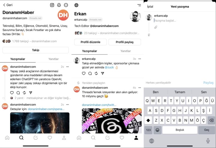 Instagram Threads çıktı! İşte Threads indirme, kayıt & üye olma