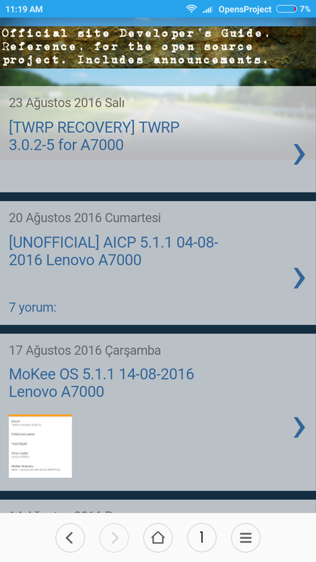  Miui V8 6.8.25 DEV for Lenovo A7000 By El7is