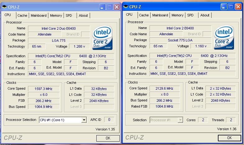  Hangi CPU-Z doğru söylüyor????