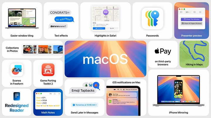 macOS Sequoia, iOS 18 ile birlikte çıkacak