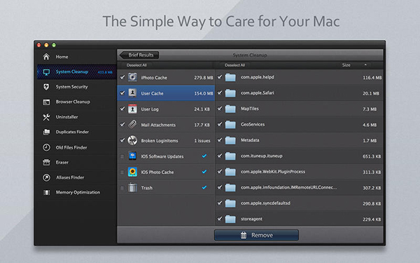 Mac sistemler için yeni toplu güvenlik ve bakım uygulaması: iCare