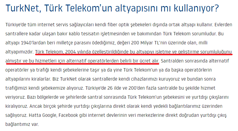 Turknet hizimizi kisitlayarak para tasarrufu yapiyor ispatlari