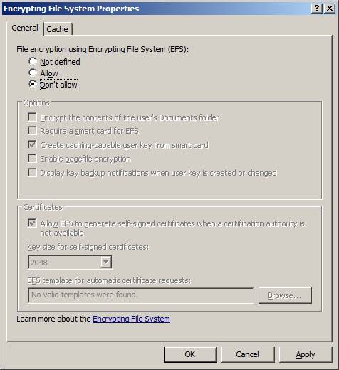  NTFS dosya şifreleme sorunu.. Sanırım biraz ciddi.