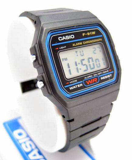 casio f91 water resistant