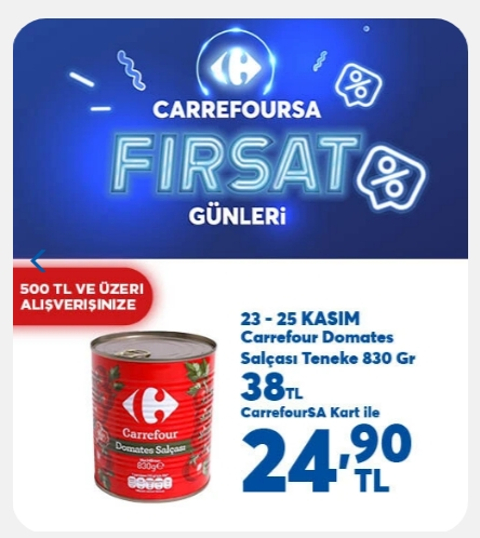 CarrefourSa Kart'la; indirimi yakala