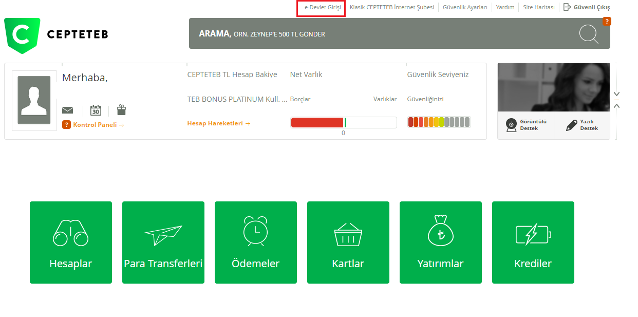  e-devlet şifresi artık bedava İnternet Bankacılığı ile Giriş